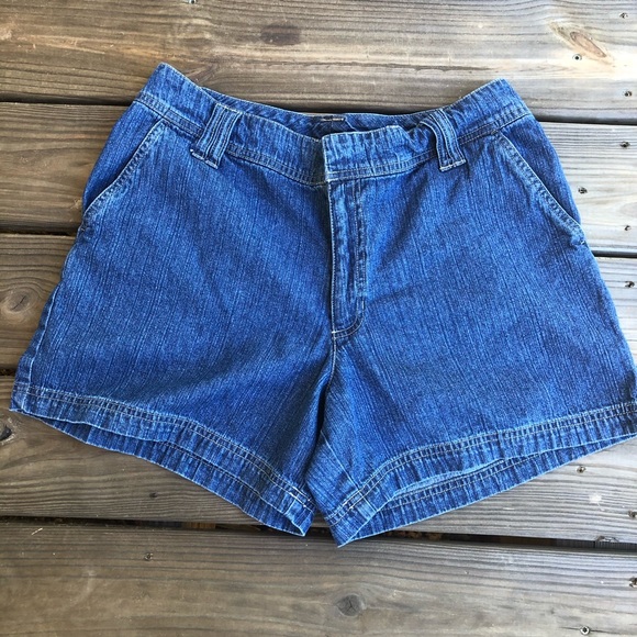 kim rogers denim shorts